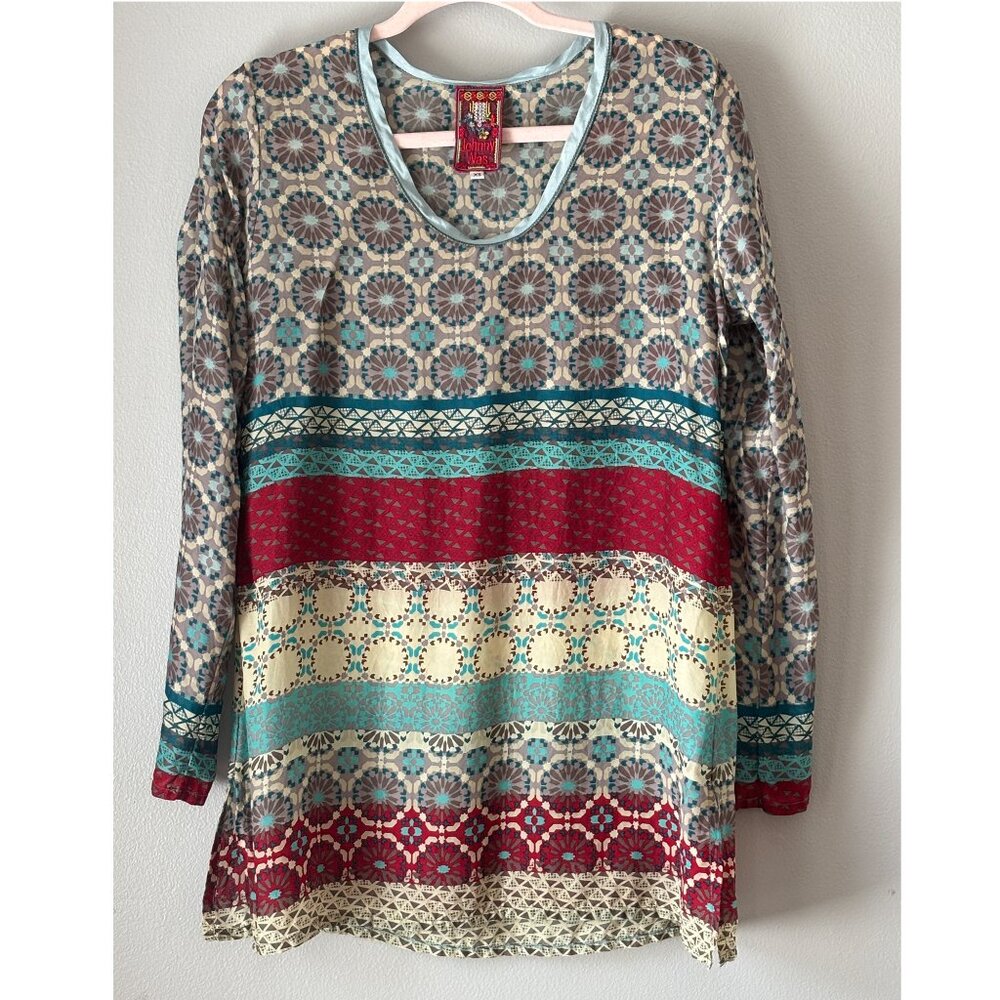 Johnny Was Tunic Silky XS